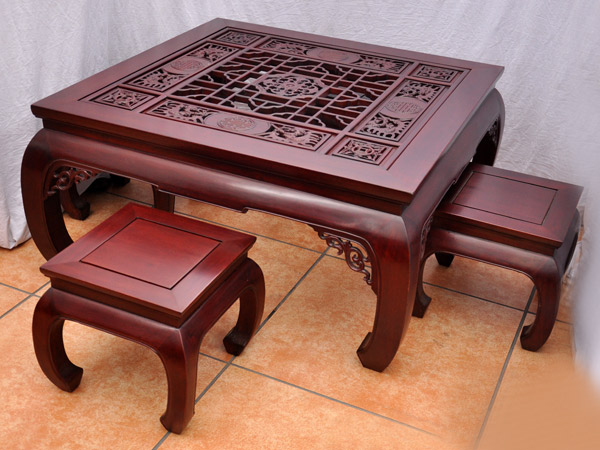 方茶台五件套(锦隆家具)